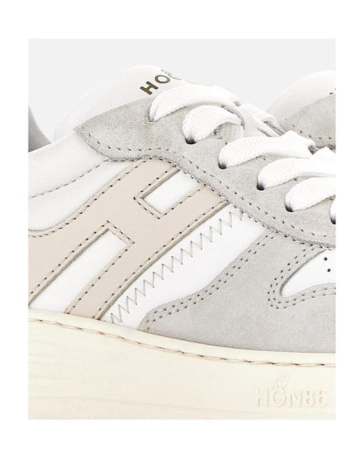 Hogan White H630 Casual Sports Shoes