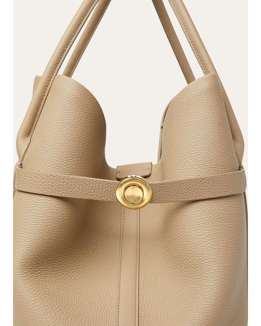 Loro Piana Natural Ghiera Large Shoulder Bag