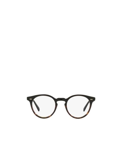 Oliver Peoples White Romare Round-Frame Glasses for men