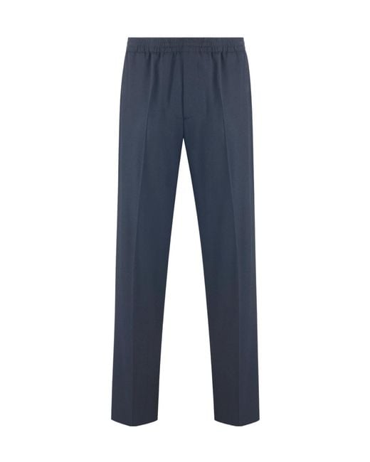 Dior Blue Tailored Track Pants for men