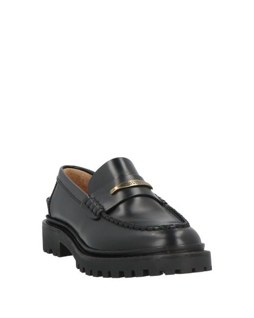 Isabel Marant Black Thick-Soled Loafers