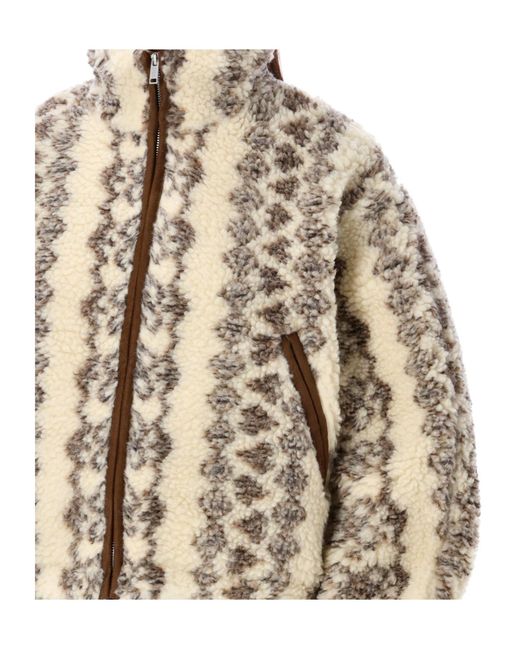 Isabel Marant Natural Isabel Marant Étoile Zipped Bomber Jacket