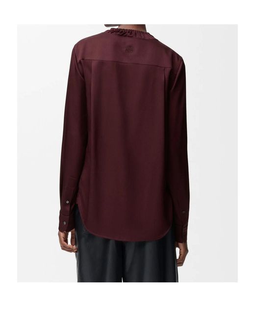 Loewe Purple Long-Sleeved Shirt