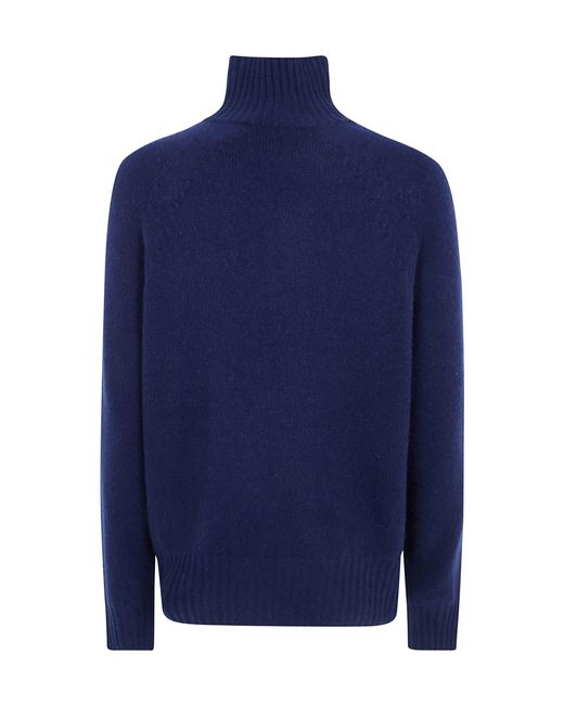 Seventy Blue Cashmere Turtle Neck