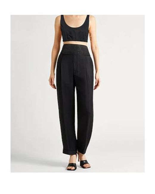 Tory Burch Black Wide-Strap Vest