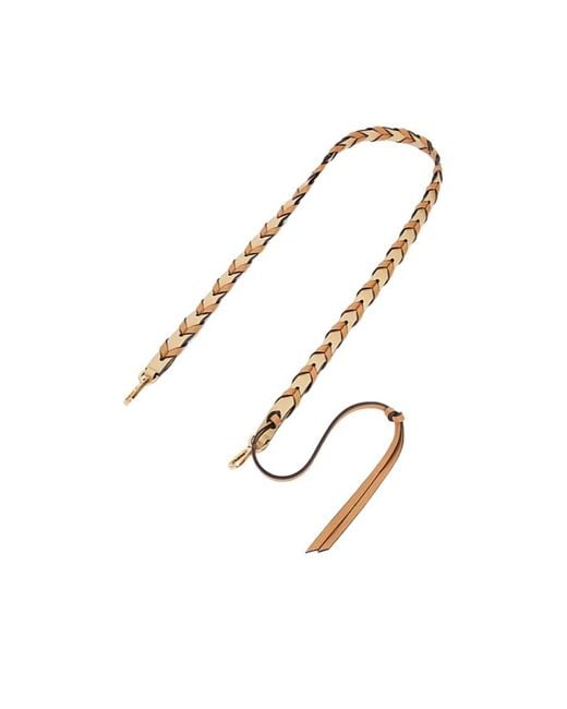 Loewe Metallic Braided Bag Strap