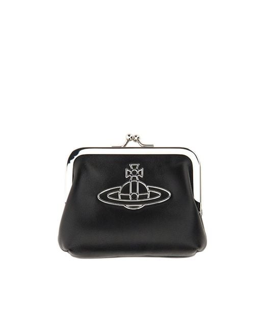 Vivienne Westwood Black Logo Wallet
