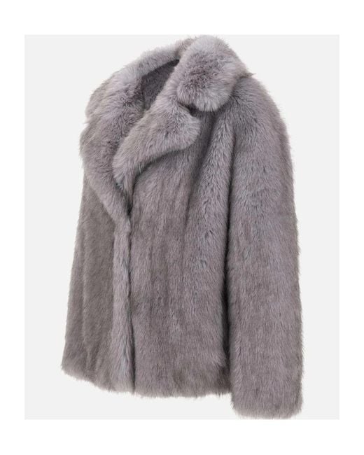 Stand Studio Gray Valentina V-Neck Jacket