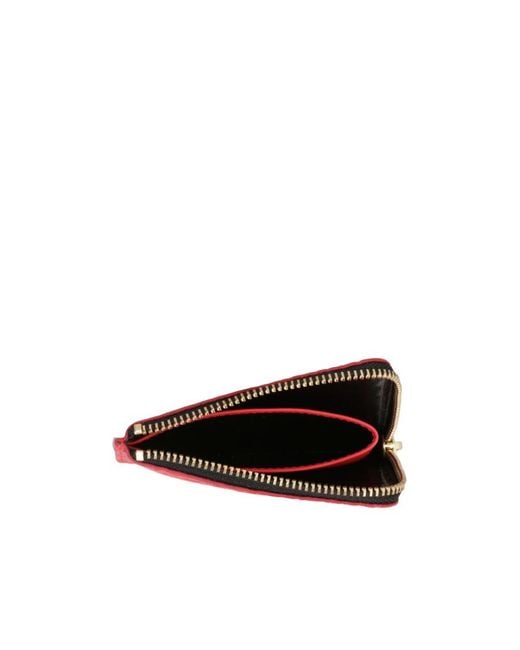Comme des Garçons Red Comme Des Garçons Wallet All-Over Embossed Detail Wallet for men
