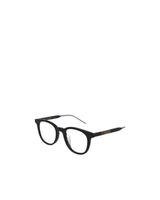 Gucci Metallic Logo Detail Flat Lens for men