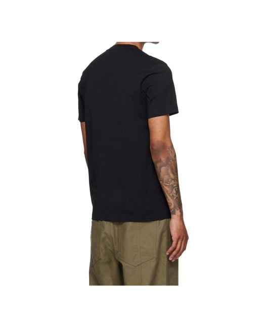 Moschino Black Short-Sleeved T-Shirt for men