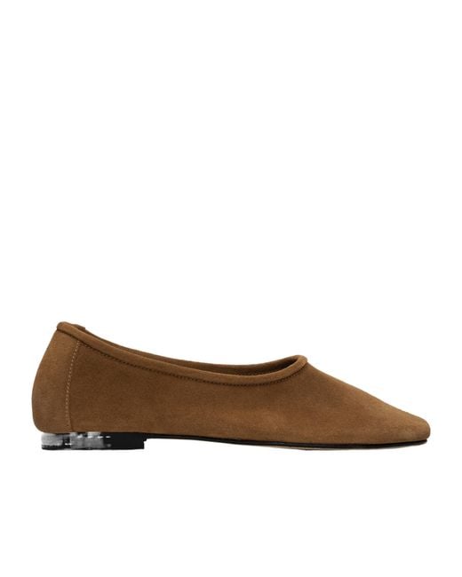 By Far Brown Prudence Summer Ballet Flats