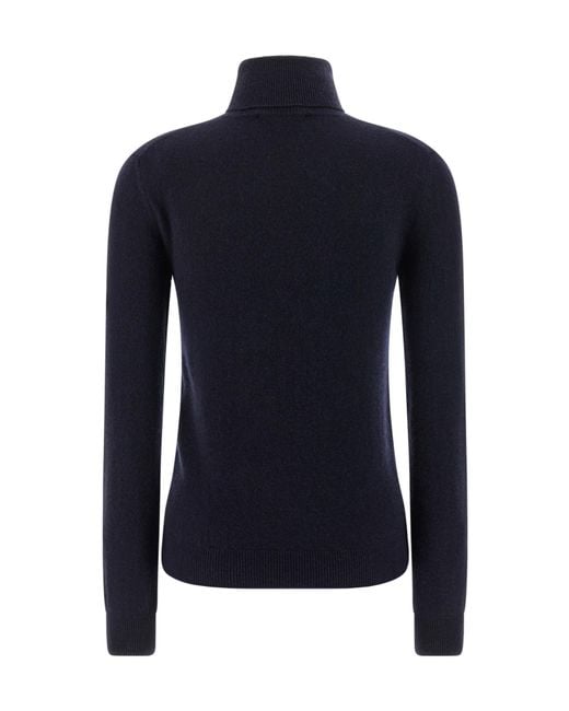 Balenciaga Blue Turtleneck Sweater