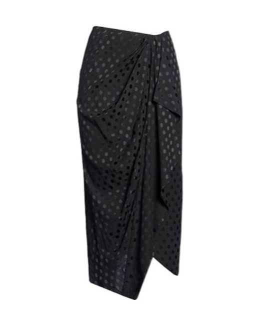 Isabel Marant Black Simple Dot Dress