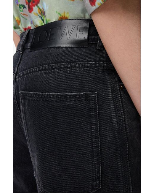 Loewe Blue Anagram Baggy Jeans for men