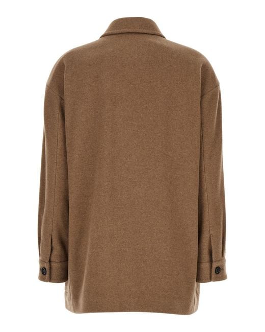 Max Mara Brown Cashmere Wool Blazer