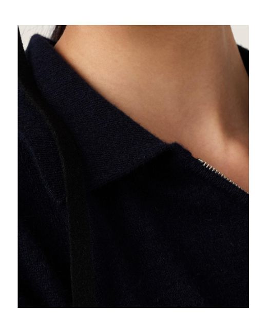 Miu Miu Blue Cashmere Polo Shirt