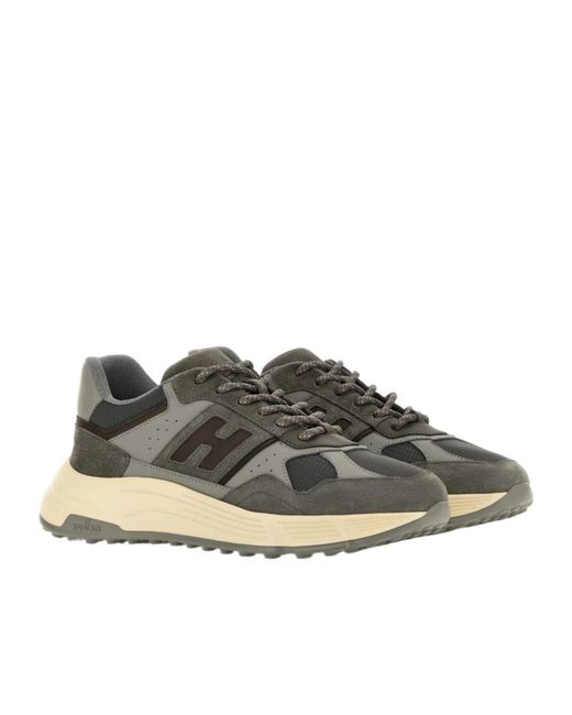 Hogan Brown Hyperlight Sneakers for men