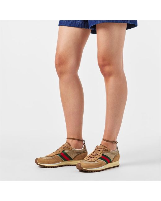 Gucci Brown Logo Sneakers