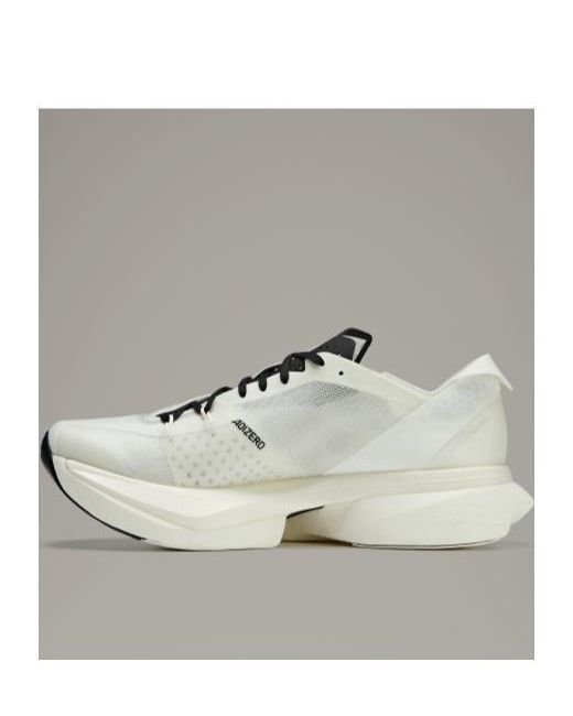 Y-3 White Adios Pro 3.0 Lace-Up Sneakers for men