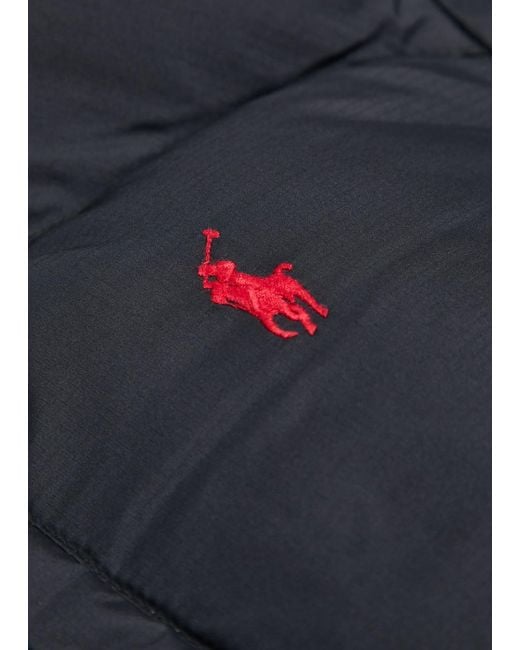 Polo Ralph Lauren Gray Quilted Zipper Down Jacket for men
