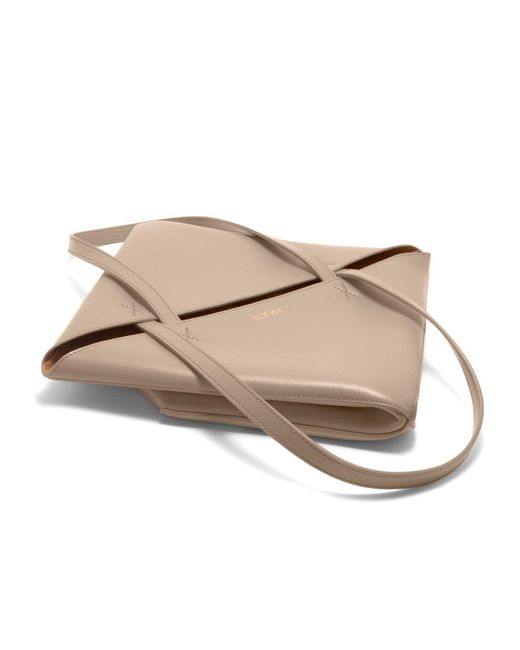 Loewe Natural Puzzle Fold Medium Top Handle Bag