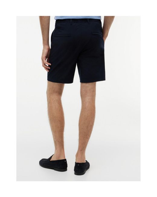 Tommy Hilfiger Blue Belt-Loop Chino Shorts for men