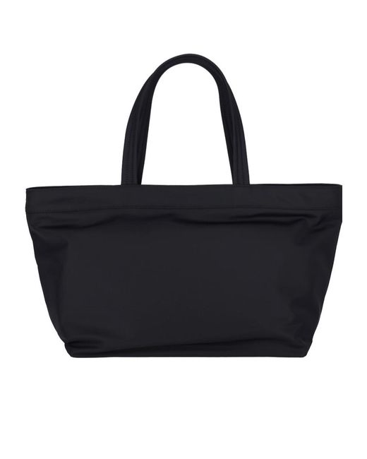 Anya Hindmarch Black Multi-Pocket Tote Bag