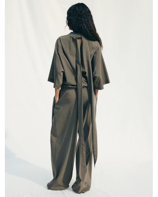 Jacquemus Black Tie-Front Top