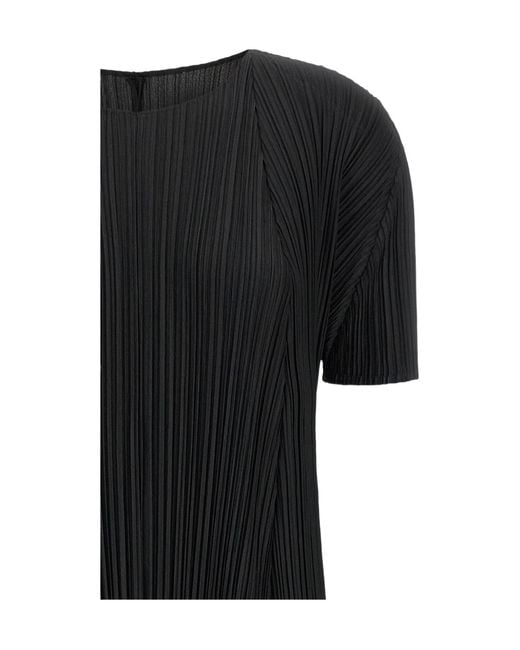 Pleats Please Issey Miyake Black Pleats Please Issey Miyake Mellow Pleats Midi Dress