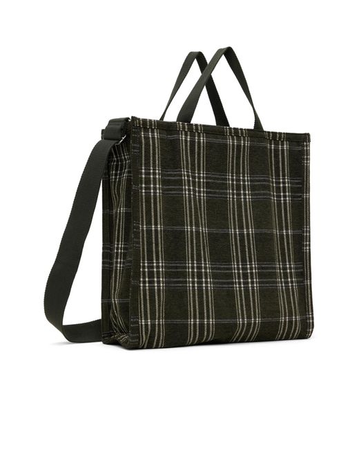 A.P.C. Black Double Handle Shoulder Bag for men