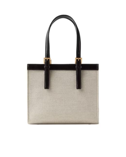 Versace White Riviere Mini Tote Bag