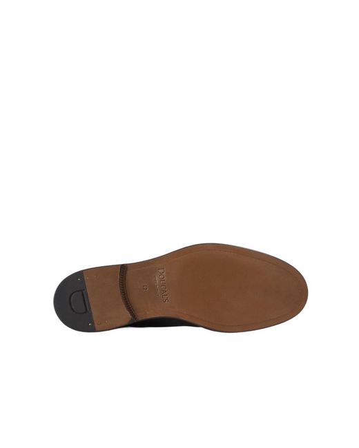 Doucal's Black Plain Lace-Up Shoes for men