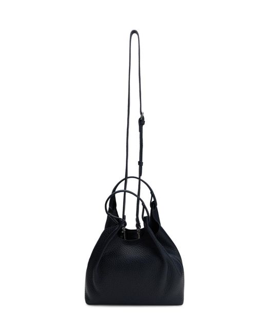 Gianni Chiarini Black Dual-Handle Shoulder Bag