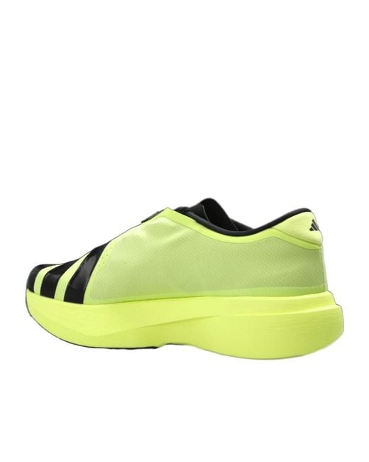 Adidas Yellow Round-Toe Sneakers for men