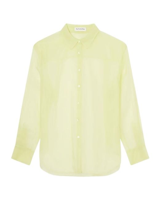 Frankie Shop Yellow Peri Shirt