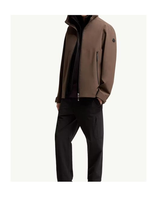 Moncler Brown Marana 3-In-1 Hooded Short Down Jacket for men