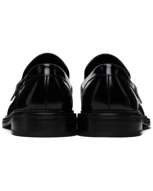 Moschino Black College Loafers for men