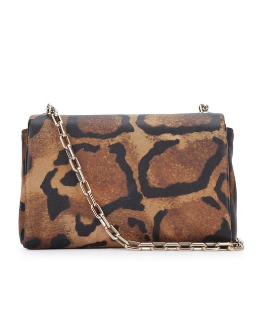 Christian Louboutin Brown Loubi54 Logo Plaque Clutch Bag