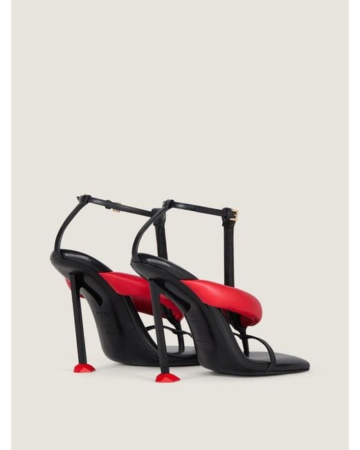 Givenchy Red Boudoir Heeled Sandals