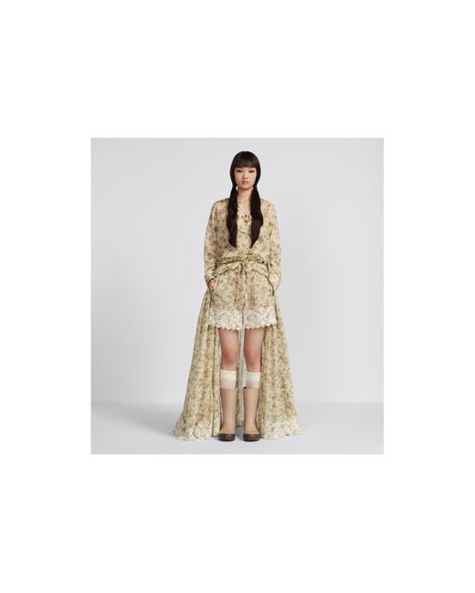 Dior Natural Mid-Length Skirt