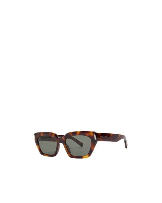 Saint Laurent Metallic Cat Eye Sunglasses