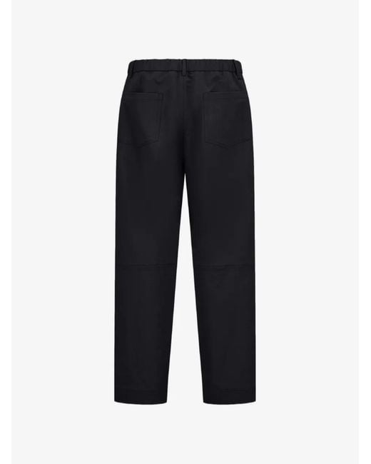 Herno Blue Casual Trousers With Belt Loops for men