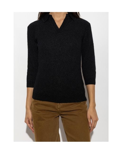Isabel Marant Black Long-Sleeved Sweater