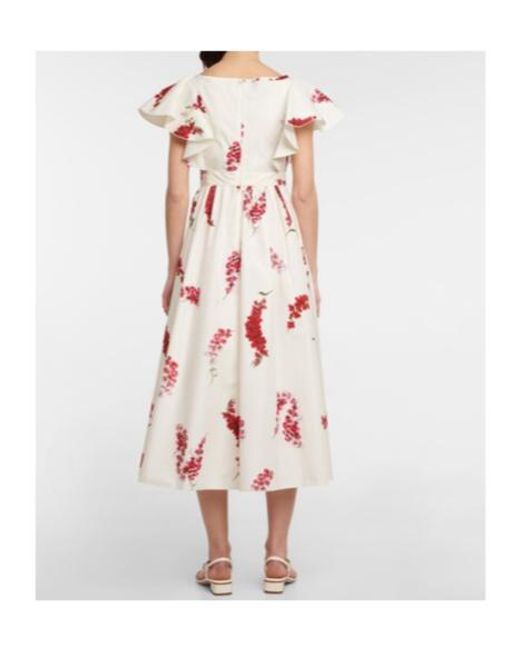 Giambattista Valli Pink Floral Cotton Midi Dress