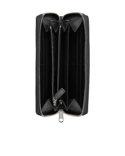 Gucci Black Imprint Zip Around Wallet for men