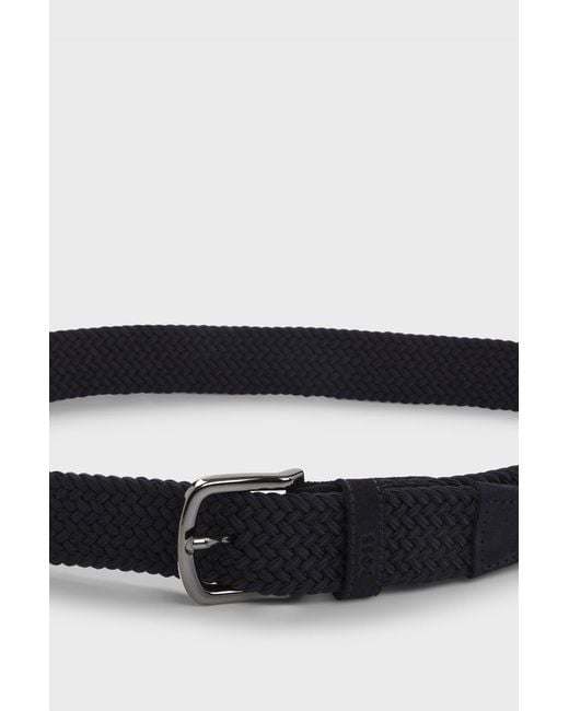 Boss Multicolor Boss Woven Buckled Belt for men