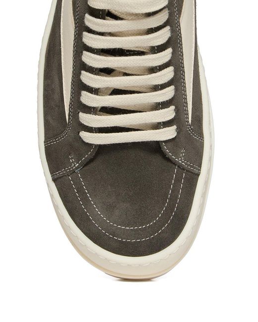 Rick Owens Black Lace-Up Sneakers for men