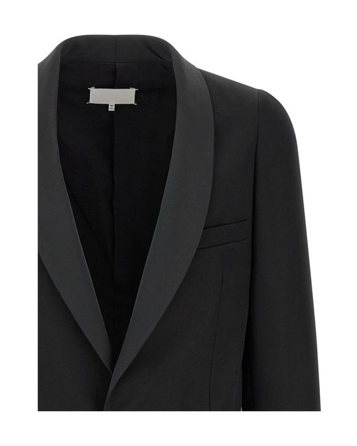 Maison Margiela Black Four Stitched Jacket for men