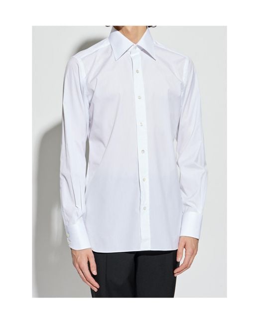 Tom Ford White Classic Shirt for men